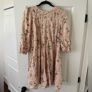 Madewell size cotton dusty pink mini dress size small